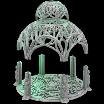 Tabletop Gelände |  Council Gazebo | Conquest Creations | Kingdom of Noldareth | Herr der Ringe | Fantasy terrain