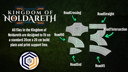 Tabletop Gelände |  Roads | Conquest Creations | Kingdom of Noldareth | Herr der Ringe | Fantasy terrain