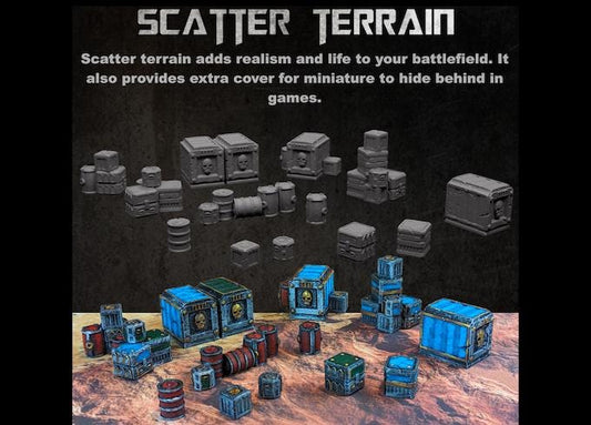 Tabletop Gelände |  Scatter | Conquest Creations | Battlezone Mars | Space | Sci-Fi terrain
