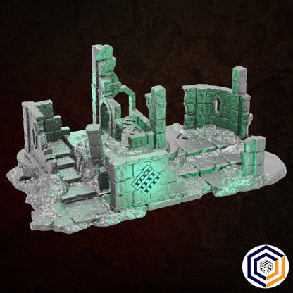 Große Ruine | Ruins of Raven Peak | MESBG
