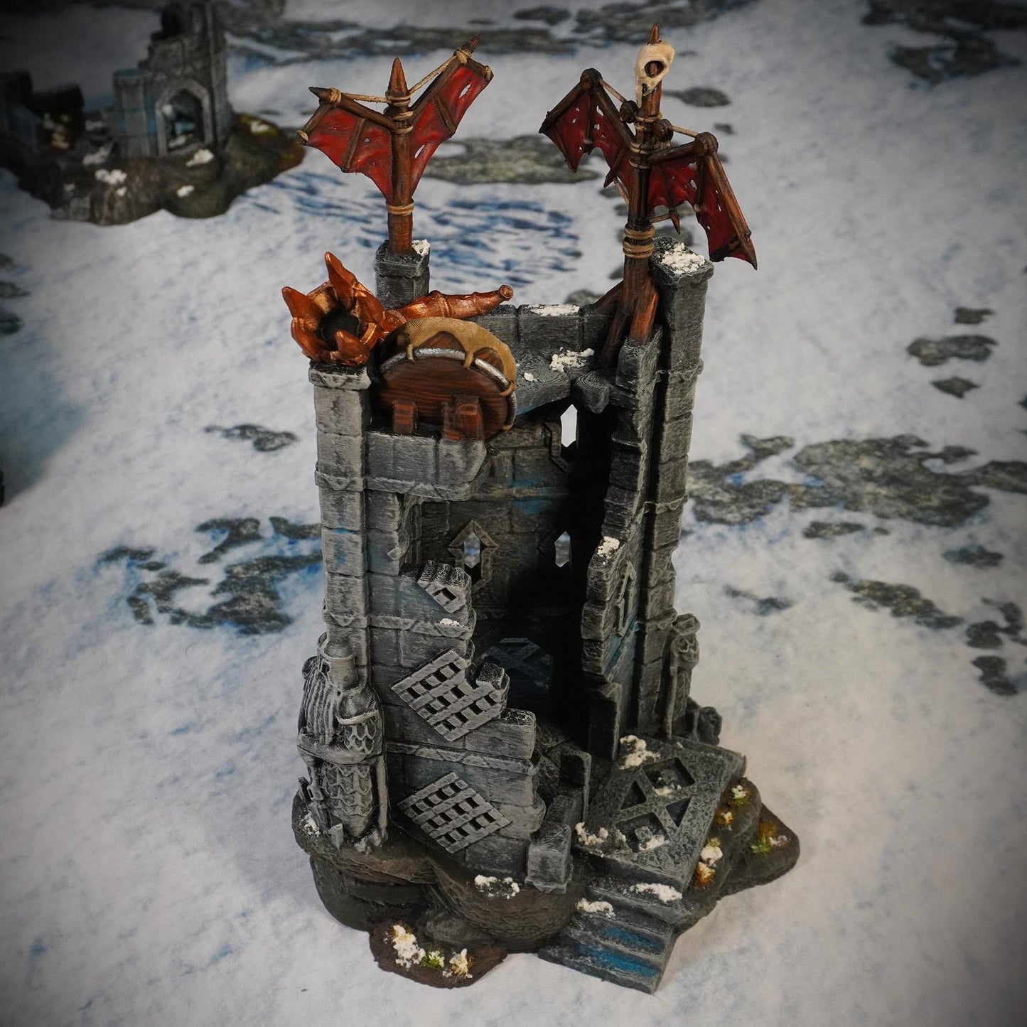 Command Tower | Ruins of Raven Peak | MESBG
