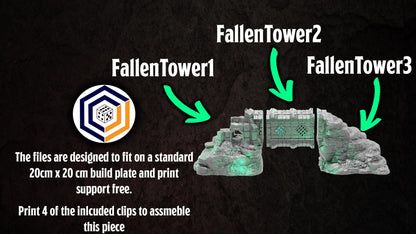 Fallen Tower | Ruins of Raven Peak | MESBG