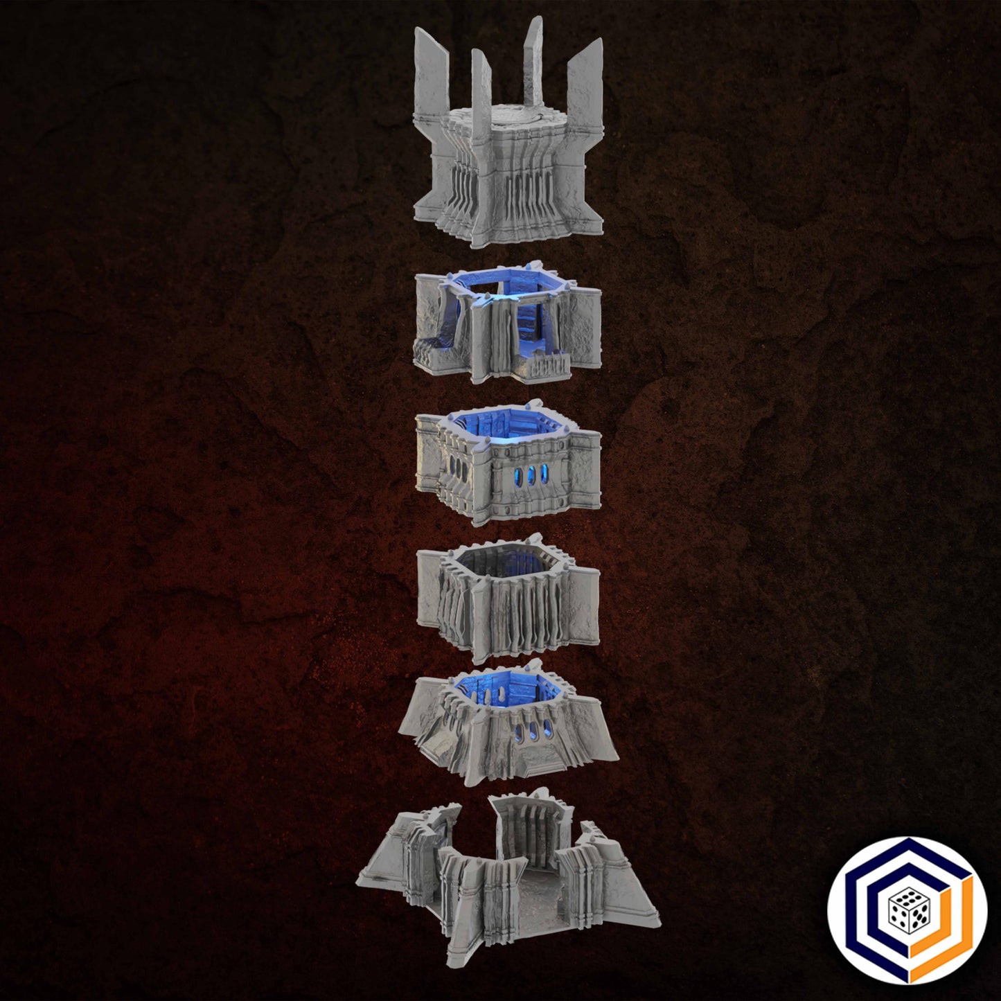 Tabletop Gelände | Wizards Fortress | Conquest Creations | Iron Horde and Wizards Fortress | Herr der Ringe | Fantasy terrain
