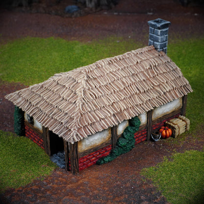Tabletop Gelände |  Halfling Farmstead | Conquest Creations | Halfling Farmstead | Herr der Ringe | Fantasy terrain