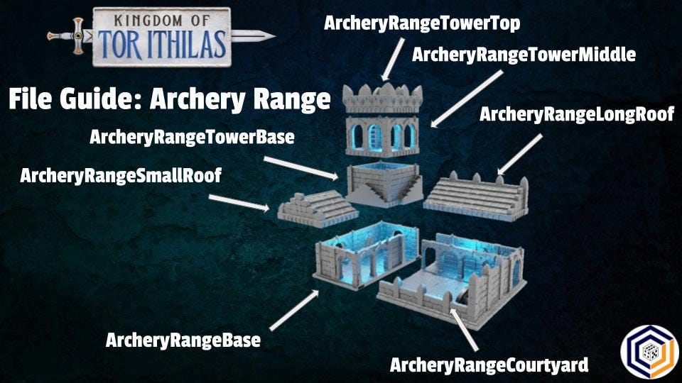 Tabletop Gelände | Archery Range | Conquest Creations | Kingdom of Tor Ithilas | Herr der Ringe | Fantasy terrain