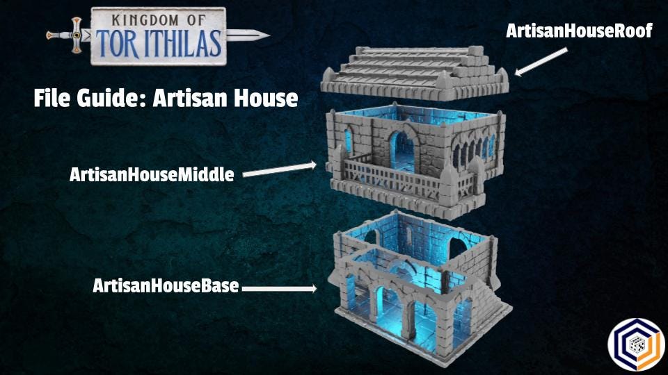 Tabletop Gelände | Artisan House | Conquest Creations | Kingdom of Tor Ithilas | Herr der Ringe | Fantasy terrain