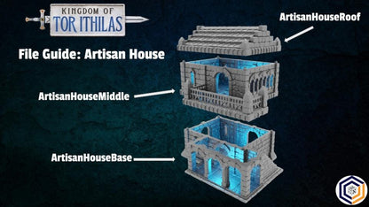 Tabletop Gelände | Artisan House | Conquest Creations | Kingdom of Tor Ithilas | Herr der Ringe | Fantasy terrain