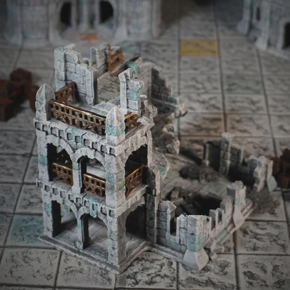 Tabletop Gelände | Manor House | Conquest Creations | Kingdom of Tor Ithilas | Herr der Ringe | Fantasy terrain