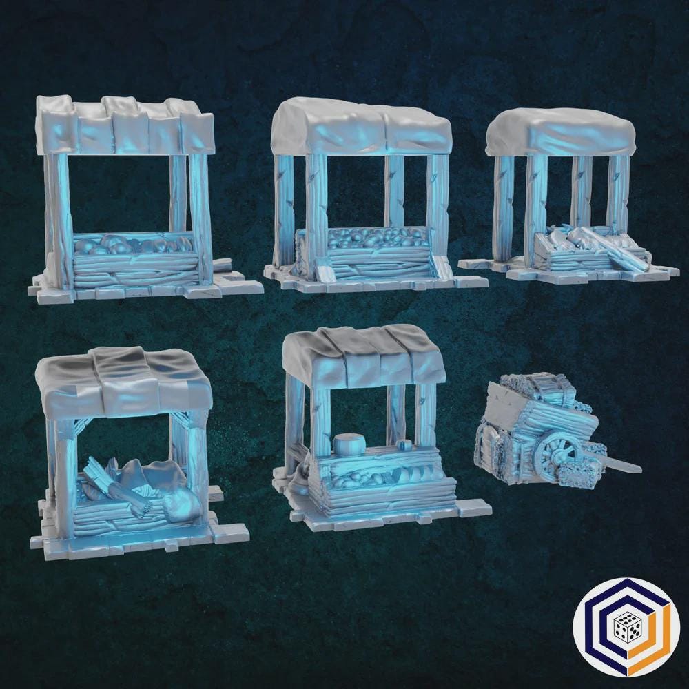 Tabletop Gelände | Market | Conquest Creations | Kingdom of Tor Ithilas | Herr der Ringe | Fantasy terrain