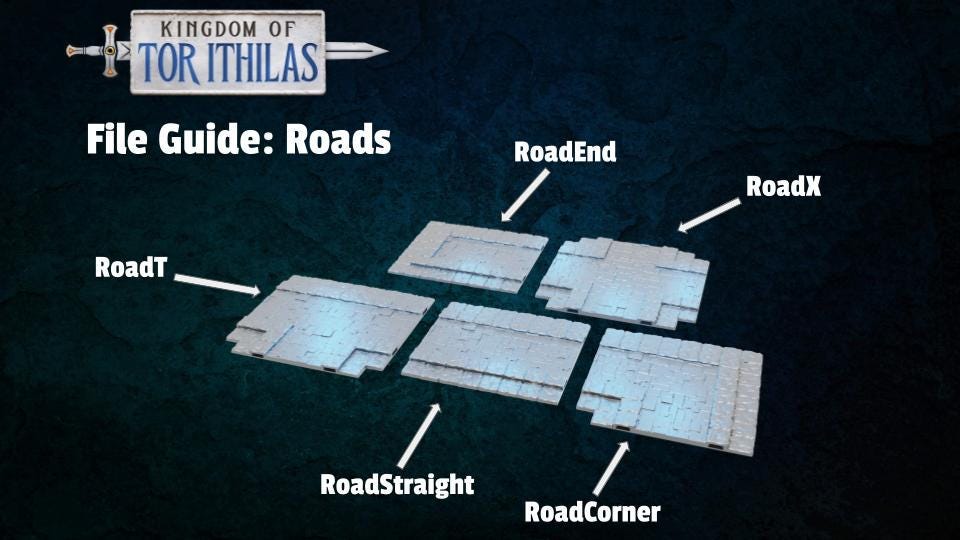 Tabletop Gelände | Roads | Conquest Creations | Kingdom of Tor Ithilas | Herr der Ringe | Fantasy terrain