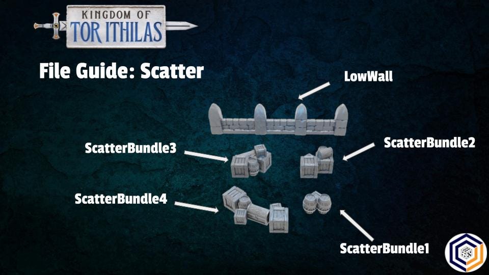 Tabletop Gelände | Scatter | Conquest Creations | Kingdom of Tor Ithilas | Herr der Ringe | Fantasy terrain