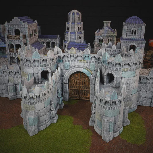 Tabletop Gelände | Walls and Gate | Conquest Creations | Kingdom of Tor Ithilas | Herr der Ringe | Fantasy terrain
