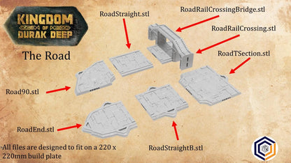 Tabletop Gelände | Road | Conquest Creations | Kingdom of Durak Deep | Herr der Ringe | Fantasy terrain