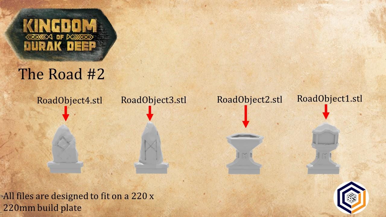 Tabletop Gelände | Road | Conquest Creations | Kingdom of Durak Deep | Herr der Ringe | Fantasy terrain