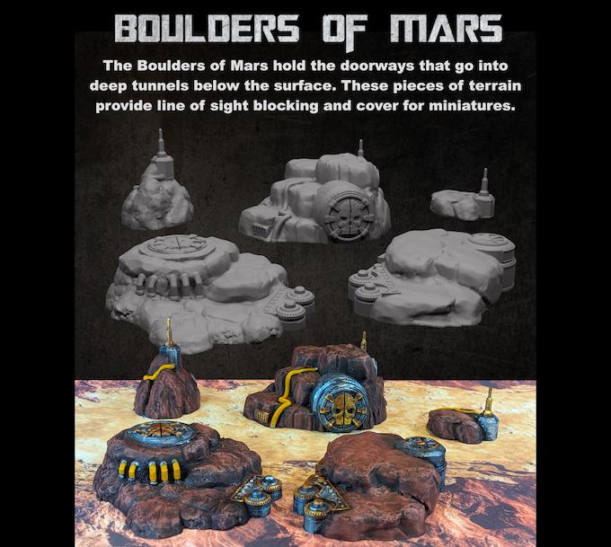 Boulders of Mars | Battlezone Mars | Space