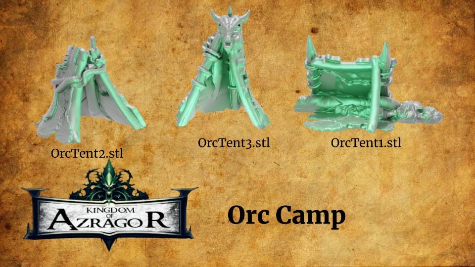 Orc Camp | Kingdom of Azragor | MESBG