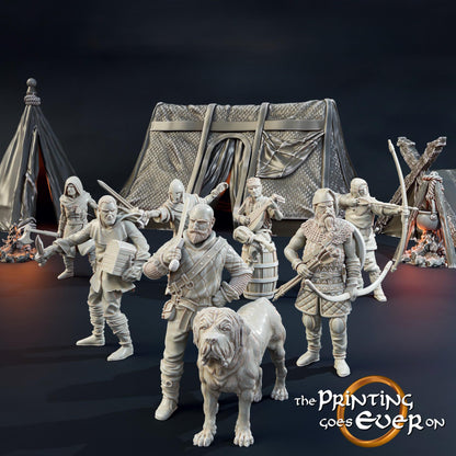 Tabletop Minitures | Banditen | The Printing Goes Ever On | Herr der Ringe | Fantasy Miniaturen