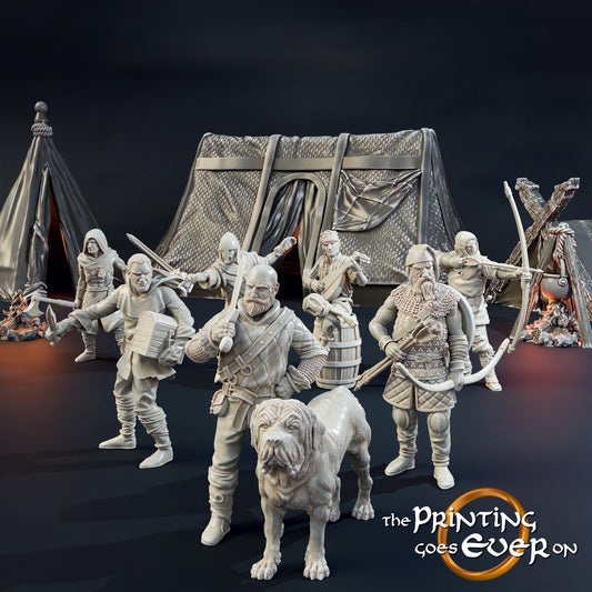 Tabletop Minitures | Banditen | The Printing Goes Ever On | Herr der Ringe | Fantasy Miniaturen