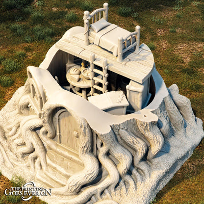 Tabletop Gelände | Forest Wizards Hut | The Printing Goes Ever On | Herr der Ringe | Fantasy terrain