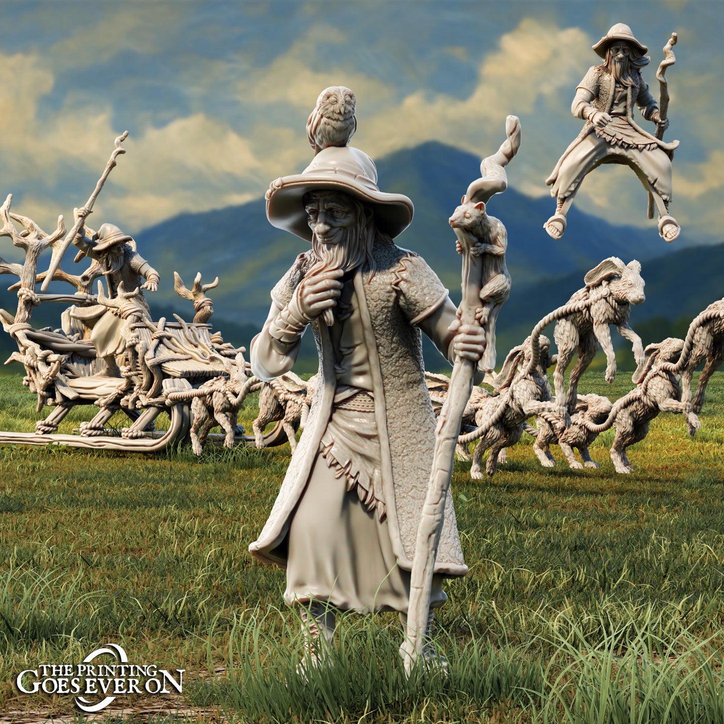 Tabletop Minitures | Ursine Wardens | Soldiers | The Printing Goes Ever On | Herr der Ringe | MESBG | Fantasy Miniaturen