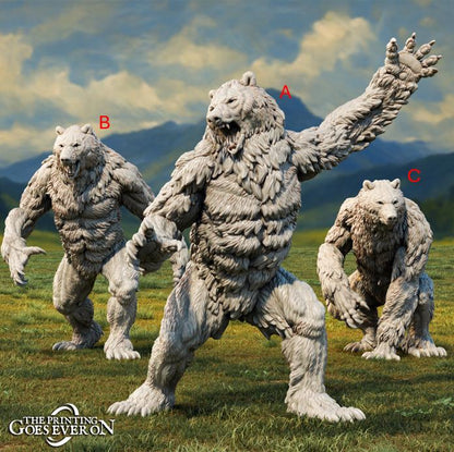 Tabletop Minitures | Ursine Wardens | Soldiers | The Printing Goes Ever On | Herr der Ringe | MESBG | Fantasy Miniaturen