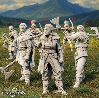 Tabletop Minitures | Ursine Wardens | Soldiers | The Printing Goes Ever On | Herr der Ringe | MESBG | Fantasy Miniaturen