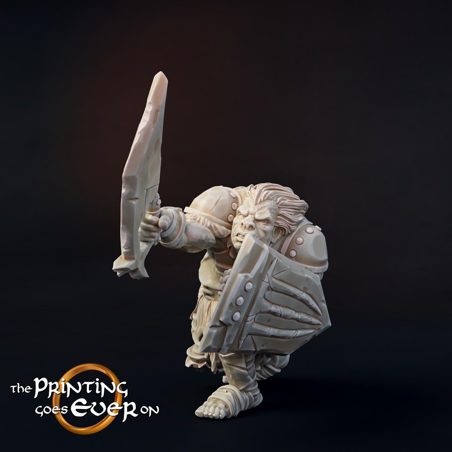 Tabletop Minitures | Orc-Warband | Ork | The Printing Goes Ever On | Herr der Ringe | MESBG | Fantasy Miniaturen