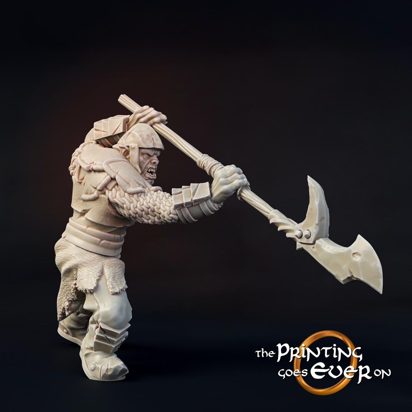 Tabletop Minitures | Orc-Warband | Ork | The Printing Goes Ever On | Herr der Ringe | MESBG | Fantasy Miniaturen