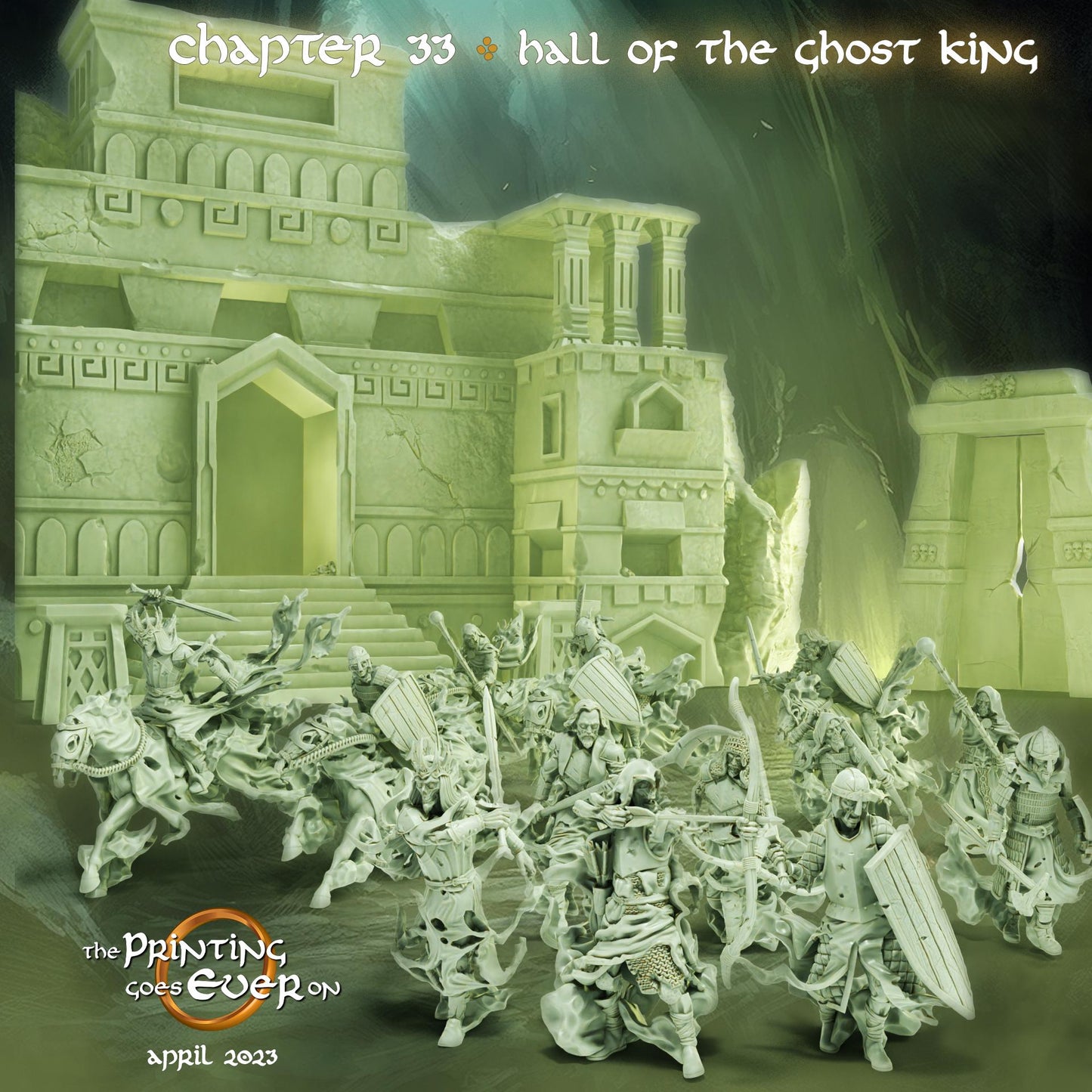 Tabletop Minitures | Hall of the Ghost King | Geister | The Printing Goes Ever On | Herr der Ringe | MESBG | Fantasy Miniaturen