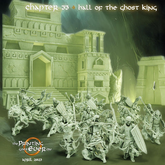 Tabletop Minitures | Hall of the Ghost King | Geister | The Printing Goes Ever On | Herr der Ringe | MESBG | Fantasy Miniaturen