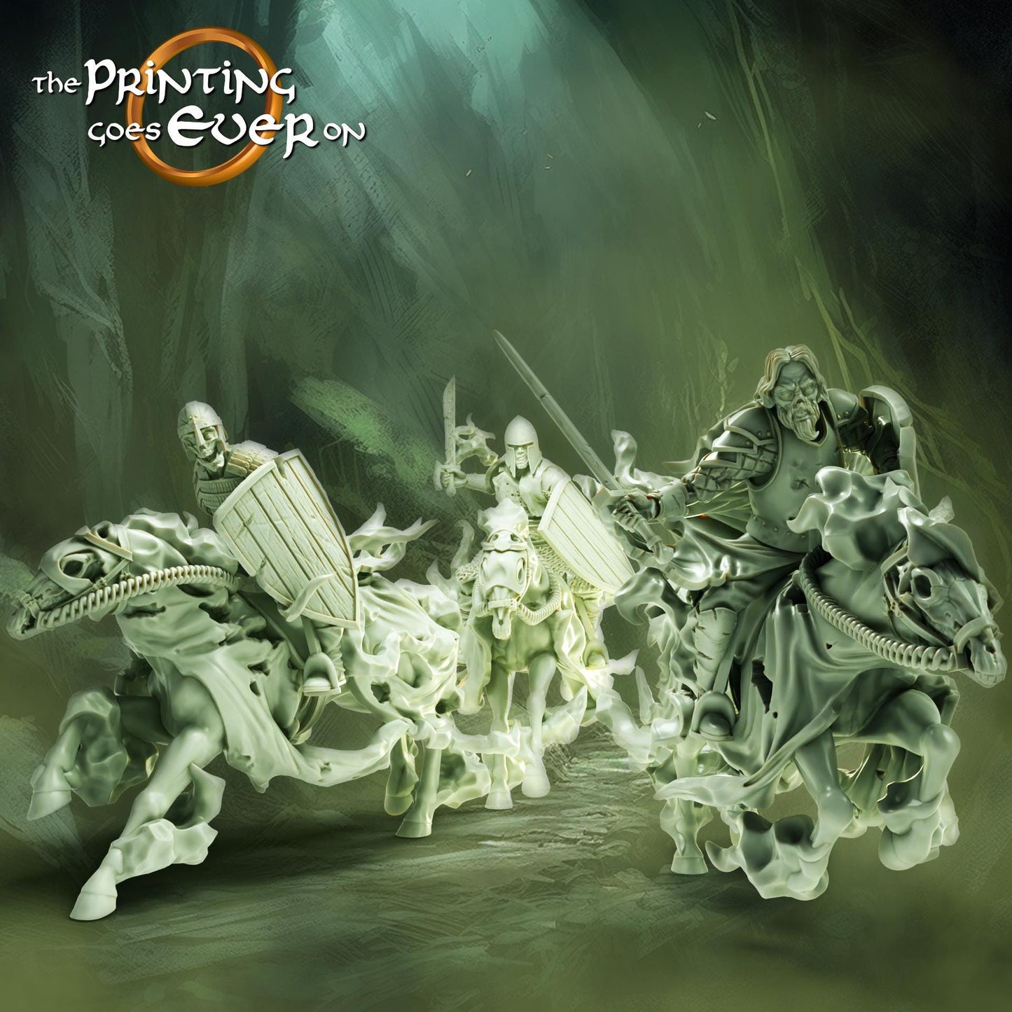 Tabletop Minitures | Hall of the Ghost King | Geister | The Printing Goes Ever On | Herr der Ringe | MESBG | Fantasy Miniaturen