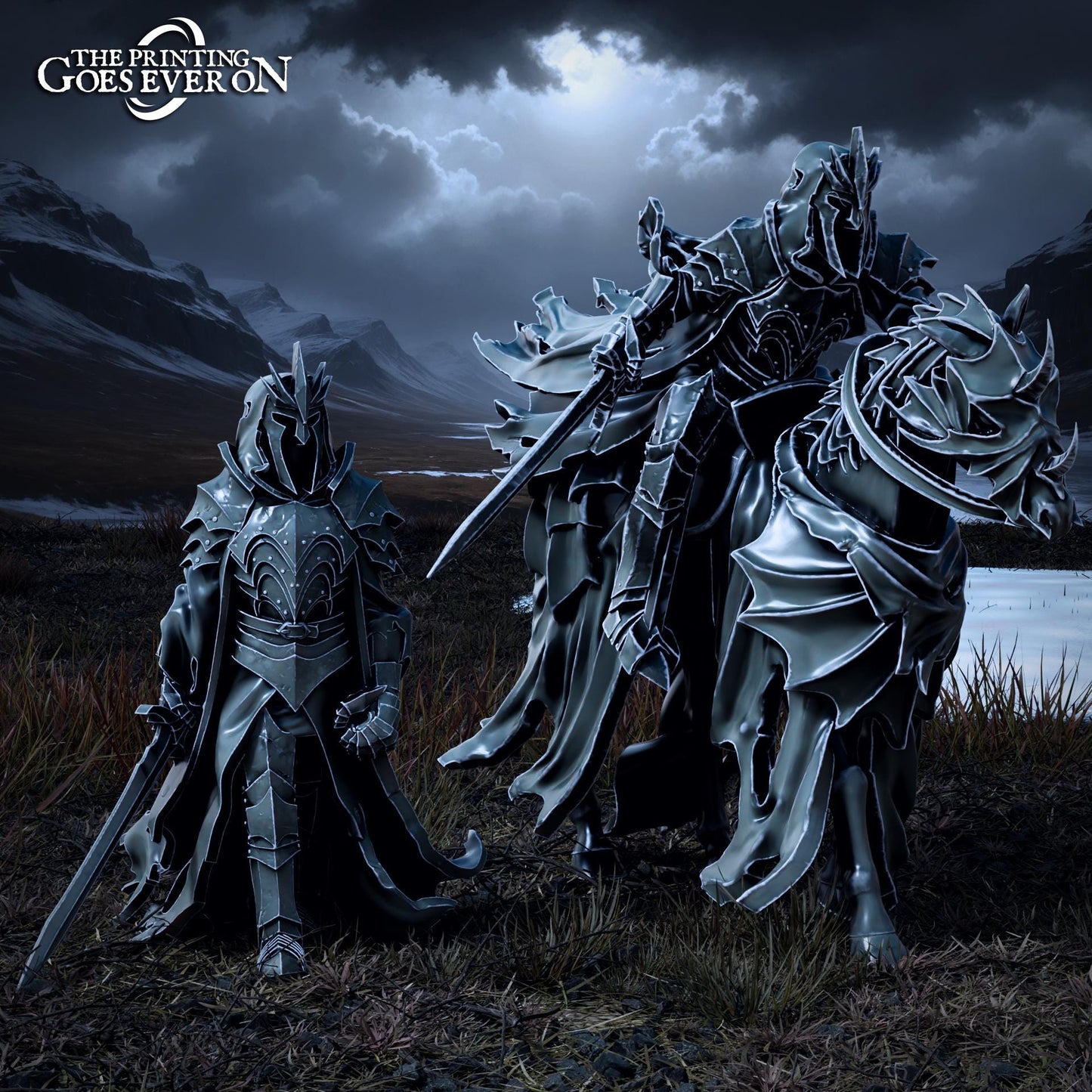 Tabletop Minitures | Dark King | Northern Kingdom | The Printing Goes Ever On | Herr der Ringe | MESBG | Fantasy Miniaturen