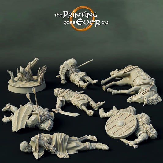 Tabletop Minitures | Corpses | Northern Kingdom | The Printing Goes Ever On | Herr der Ringe | MESBG | Fantasy Miniaturen