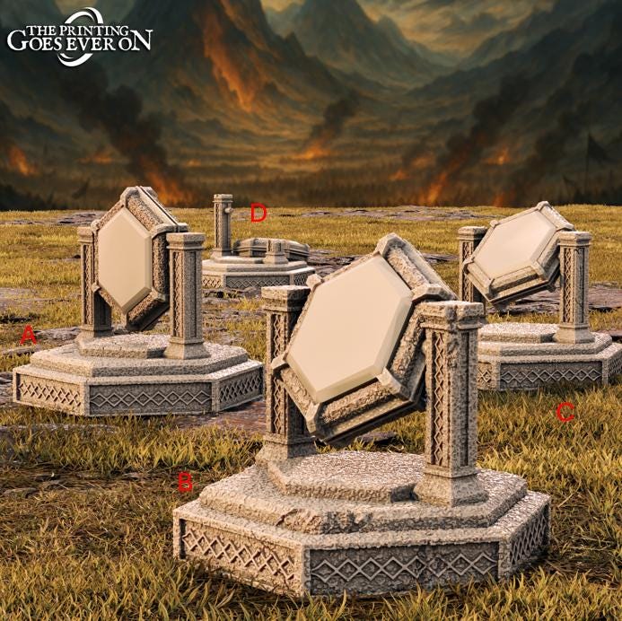 Tabletop | Dwarven Mirrors | After the Fire | The Printing Goes Ever On | Herr der Ringe | MESBG