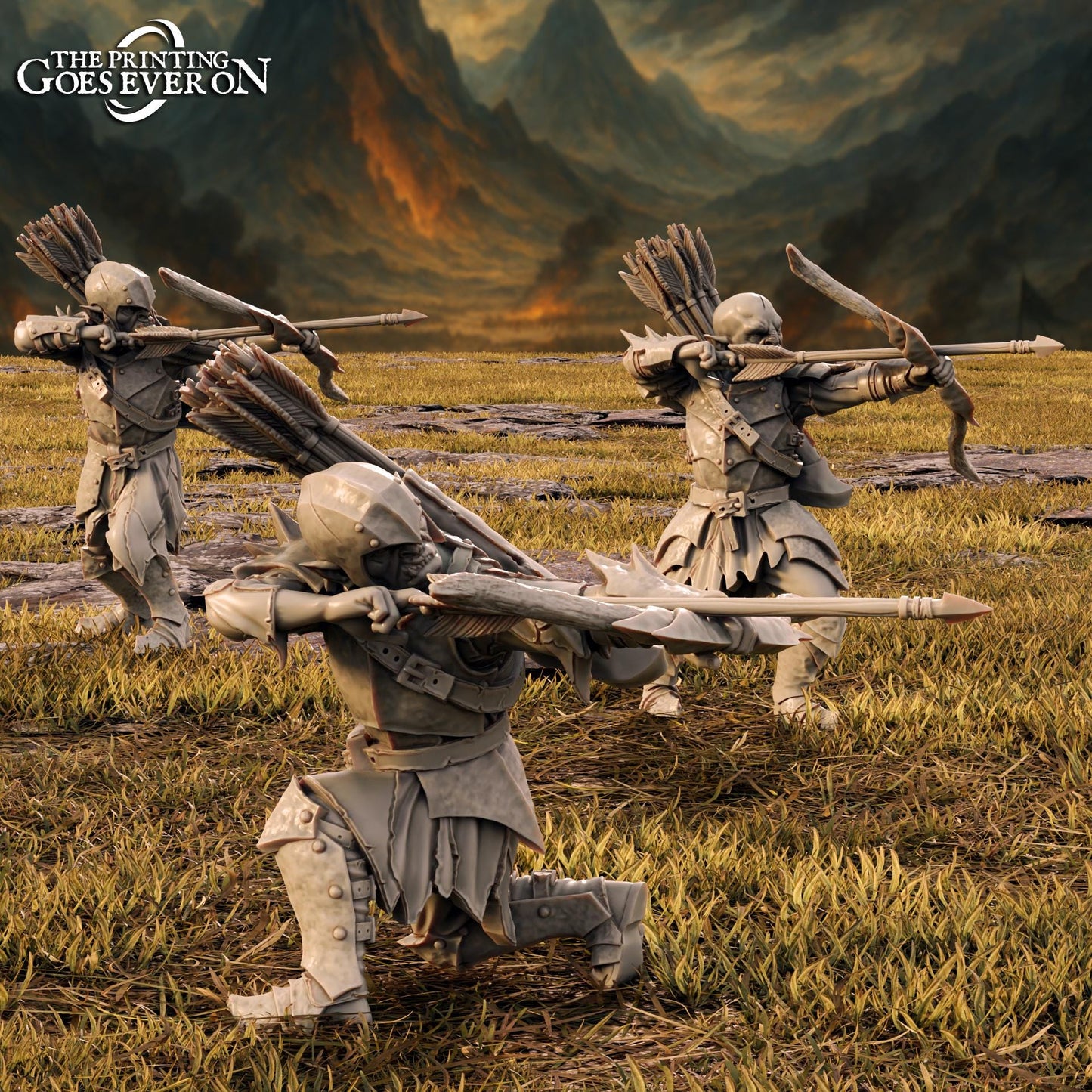 Tabletop Minitures | Azraks Orcs | After the Fire | The Printing Goes Ever On | Herr der Ringe | MESBG