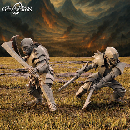 Tabletop Minitures | Azraks Orcs | After the Fire | The Printing Goes Ever On | Herr der Ringe | MESBG