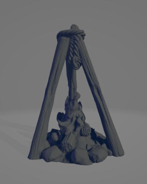 Tabletop Gelände | Banditen Camp | The Printing Goes Ever On | Herr der Ringe | Fantasy terrain