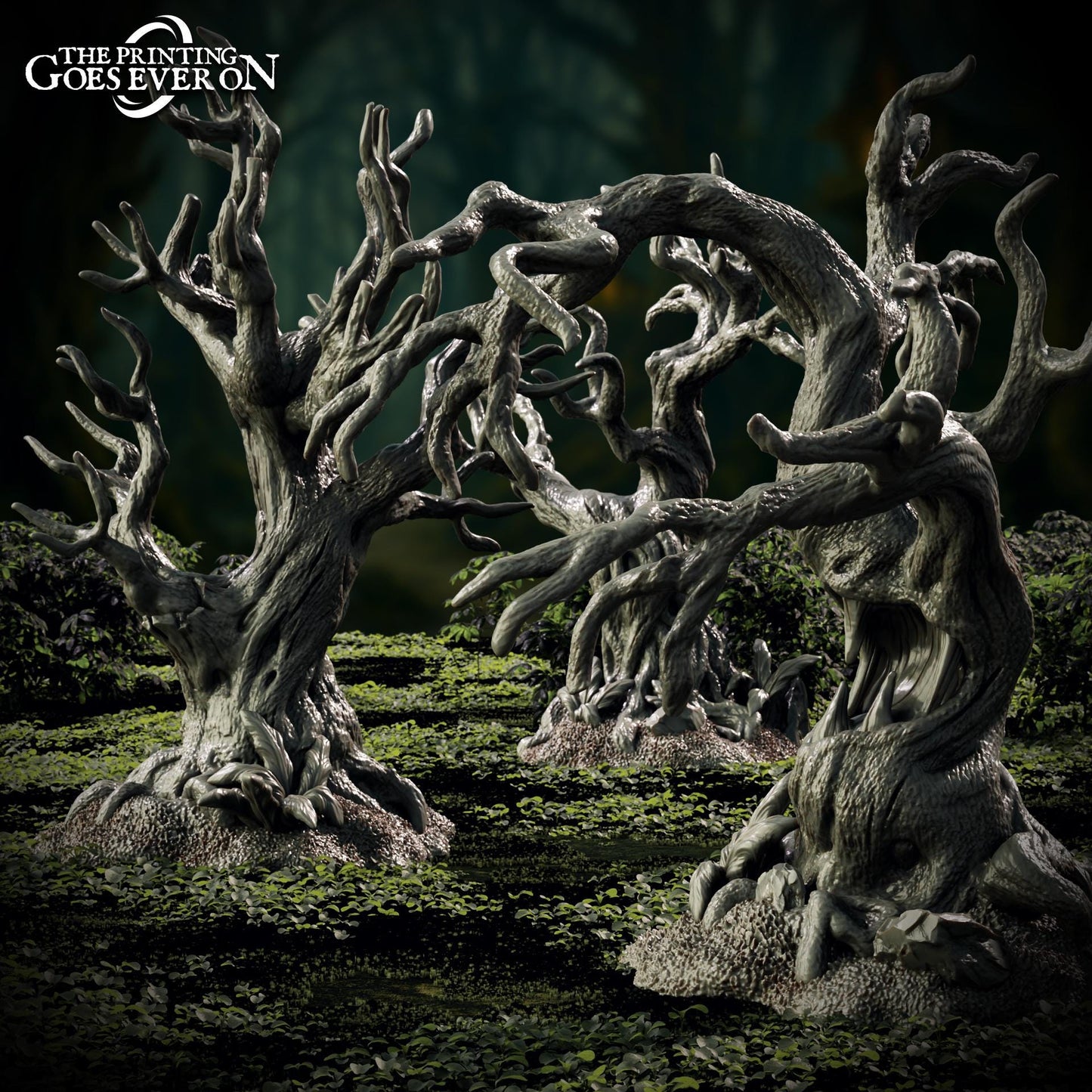Tabletop Gelände | Elderwood Trees | The Printing Goes Ever On | Herr der Ringe | Fantasy terrain