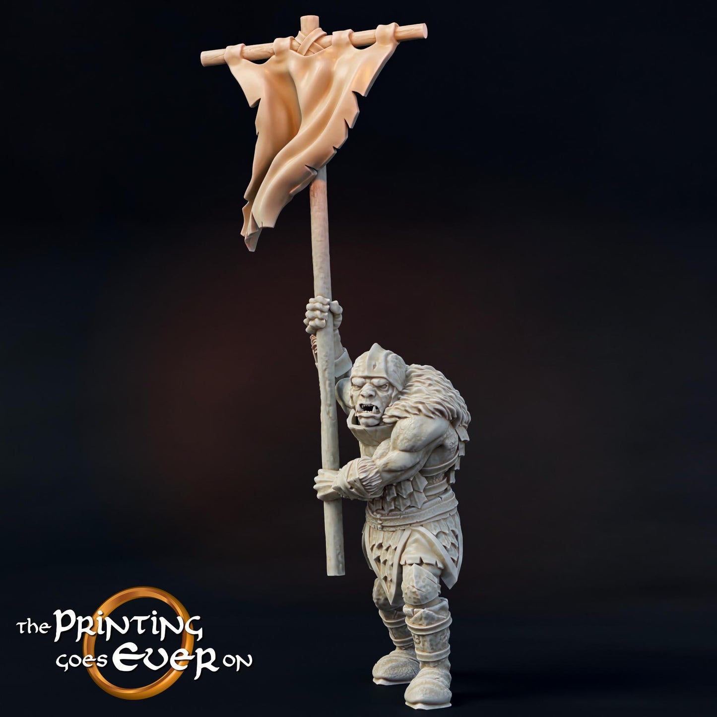 Tabletop Minitures | Orc-Warband | Ork | The Printing Goes Ever On | Herr der Ringe | MESBG | Fantasy Miniaturen