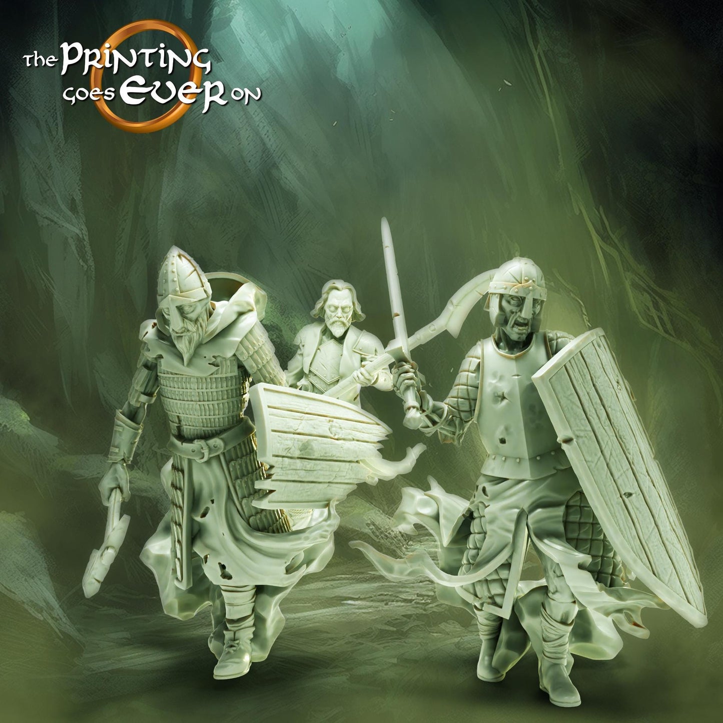 Tabletop Minitures | Hall of the Ghost King | Geister | The Printing Goes Ever On | Herr der Ringe | MESBG | Fantasy Miniaturen