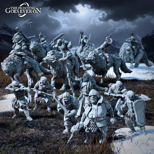 Tabletop Minitures | Ironmoor Orcs | Northern Kingdom | The Printing Goes Ever On | Herr der Ringe | MESBG | Fantasy Miniaturen