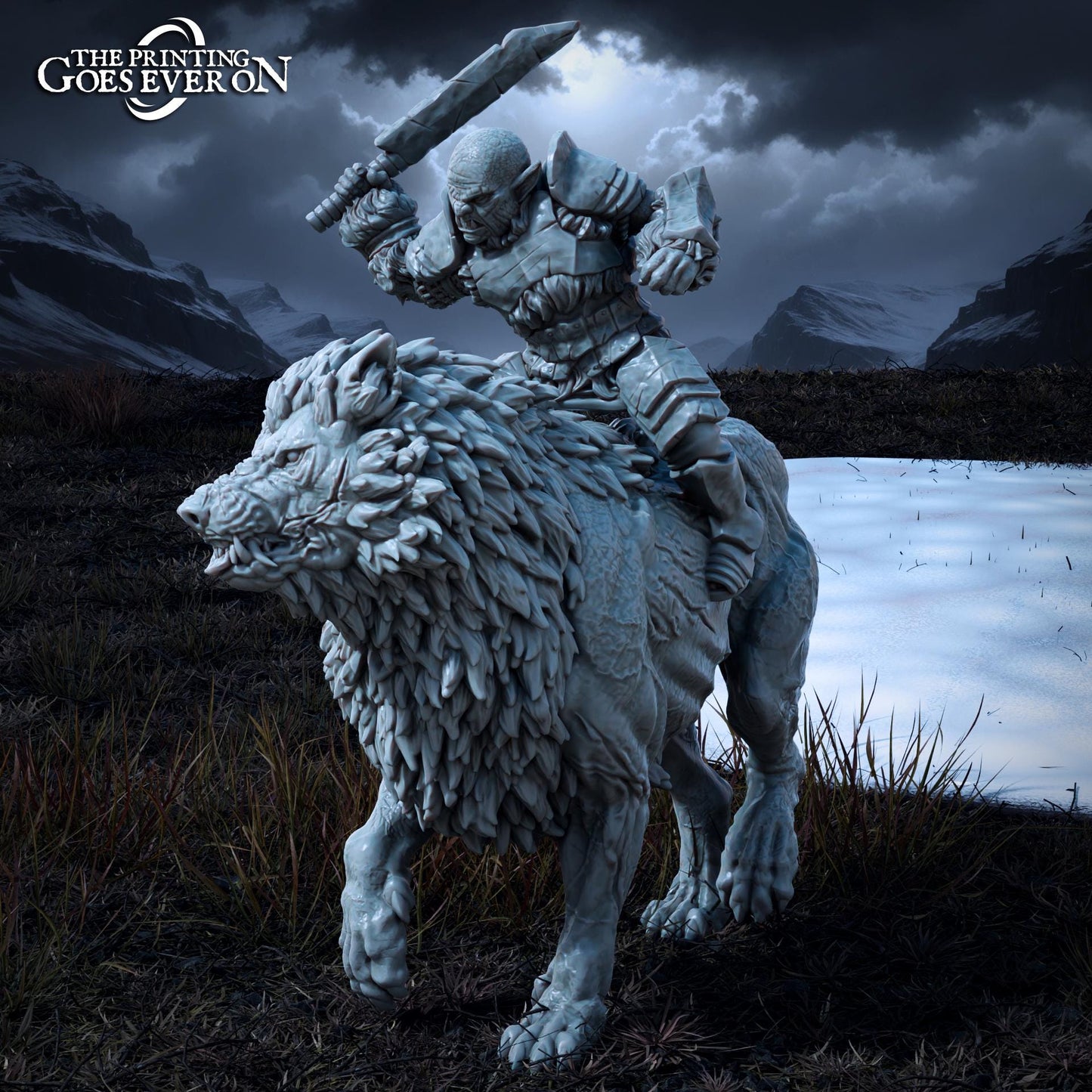 Tabletop Minitures | Ironmoor Orcs | Northern Kingdom | The Printing Goes Ever On | Herr der Ringe | MESBG | Fantasy Miniaturen