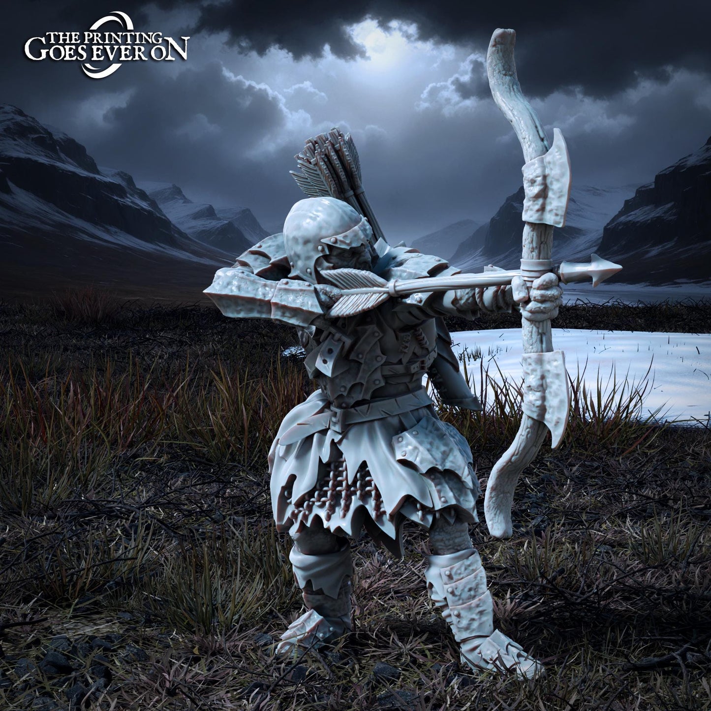 Tabletop Minitures | Ironmoor Orcs | Northern Kingdom | The Printing Goes Ever On | Herr der Ringe | MESBG | Fantasy Miniaturen