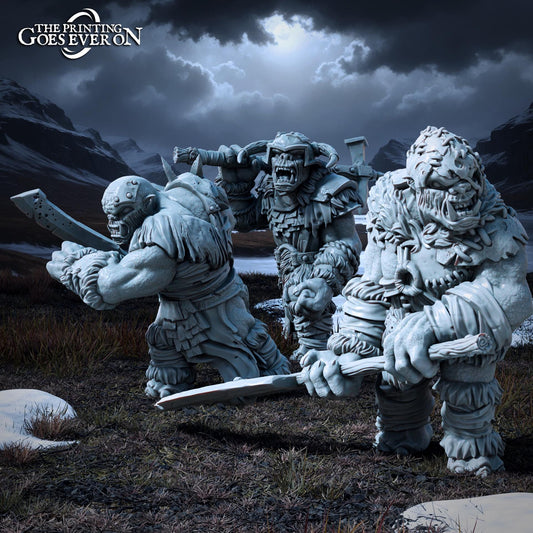 Tabletop Minitures | Ironmoor Trolls | Northern Kingdom | The Printing Goes Ever On | Herr der Ringe | MESBG | Fantasy Miniaturen
