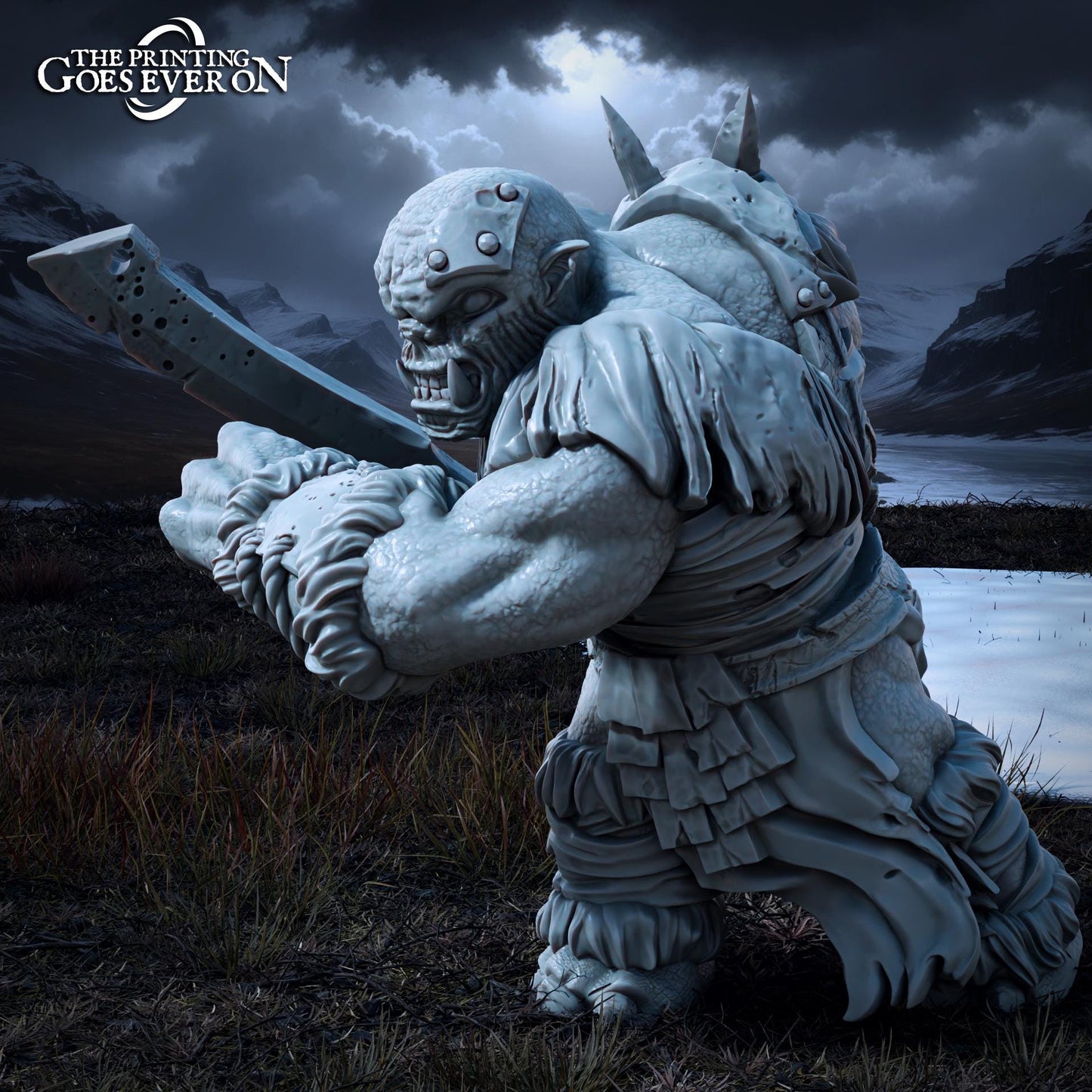 Tabletop Minitures | Ironmoor Trolls | Northern Kingdom | The Printing Goes Ever On | Herr der Ringe | MESBG | Fantasy Miniaturen