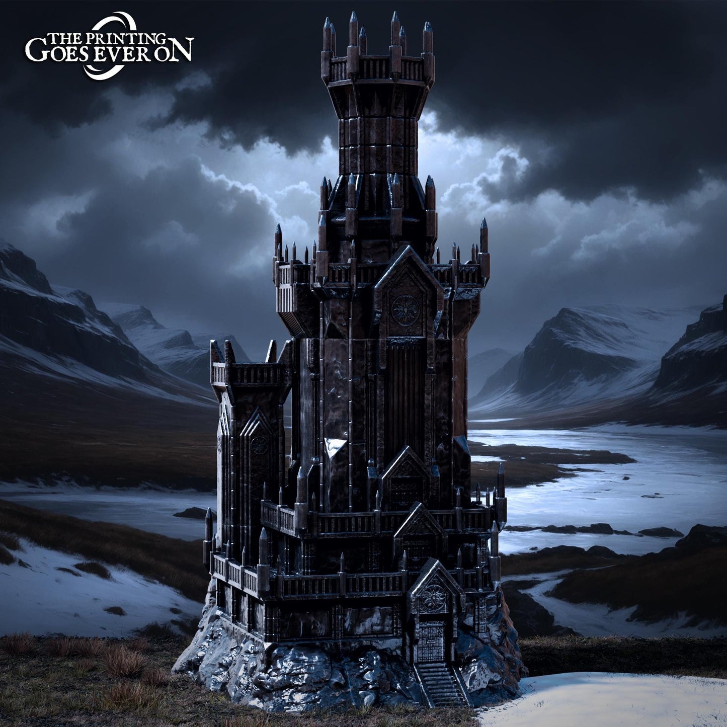 Tabletop Terrain | Ironmoor Fortress | Northern Kingdom | The Printing Goes Ever On | Herr der Ringe | MESBG | Tabletop Gelände