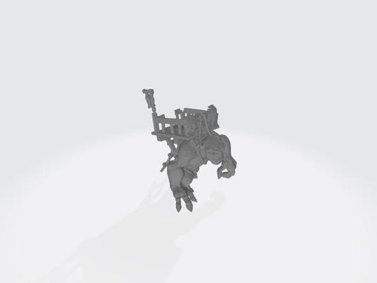 Tabletop Minitures | Troll carrier | Mines of Maznar | The Printing Goes Ever On | Herr der Ringe | MESBG | Fantasy