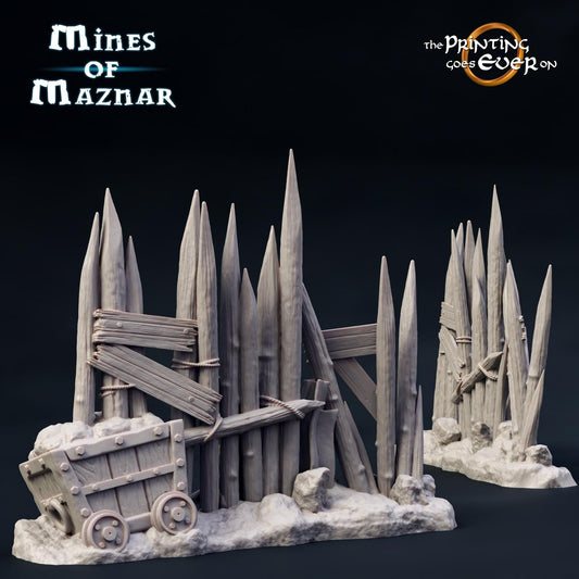 Tabletop Minitures | Goblin Palisade | Mines of Maznar | The Printing Goes Ever On | Herr der Ringe | MESBG