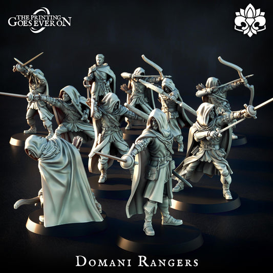 Tabletop Minitures | Domani Republic | Rangers | The Printing Goes Ever On | Fantasy Miniaturen