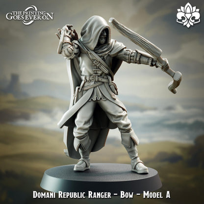 Tabletop Minitures | Domani Republic | Rangers | The Printing Goes Ever On | Fantasy Miniaturen